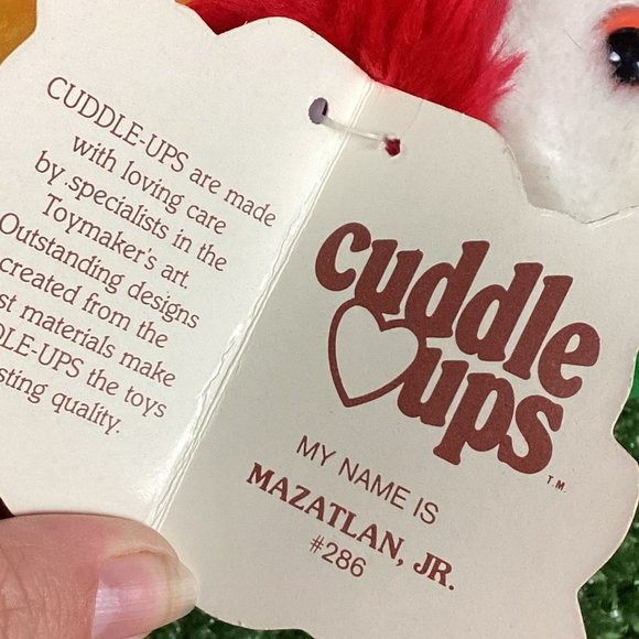 Vintage Cuddle Ups Parrot Mazatlan Jr. Plush Wallace Berrie - Picture 10 of 10